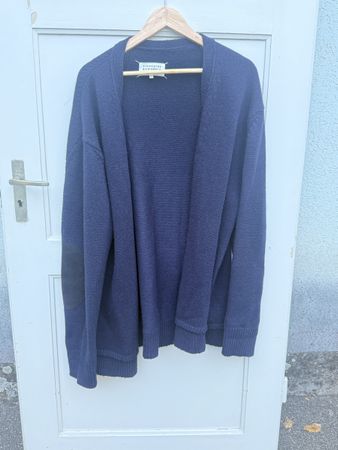 Maison Margiela Strickjacke dunkelblau Grösse L