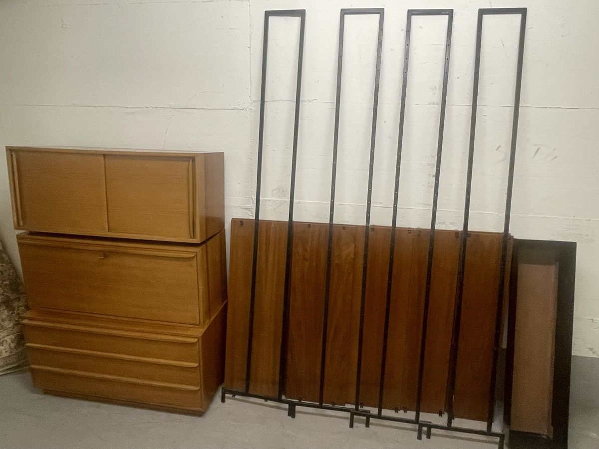 Scaffali: Vintage string regal 290 cm länge + 198cm hoch – Usato da Zürich venduto da Vintage-1993