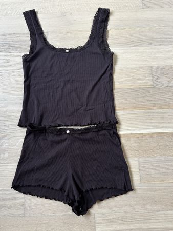 Pyjama dunkelbraun S HM