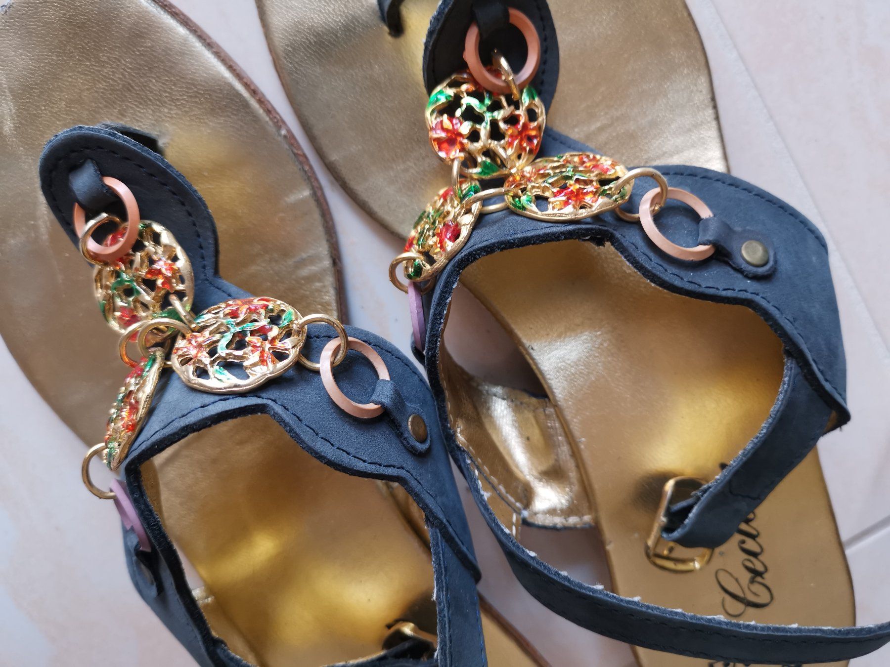 Scarpe da donna: Leder Cecilia Sandalette Gr. 37 – Usato da Dornach venduto da Hei50 2