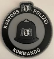 Kommando Kantons Polizei Patch Sammlerstück! mit Klett.