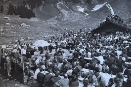 Foto E. Grubenmann, Appenzell, Berg Chilbi, 13 x 18 cm