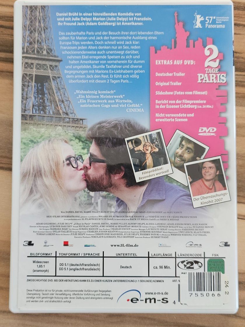 Tutti i DVDs: 2 TAGE PARIS/ DVD – Usato da Geuensee venduto da jes_9xyk 1