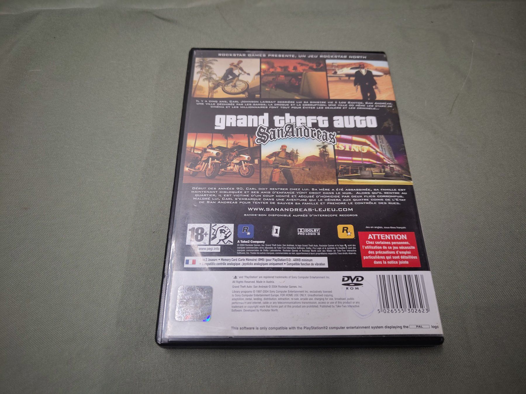 Sony Giochi: Jeu PS2 Grand Theft Auto: San Andreas – Usato da Saxon venduto da dan_drn5 3
