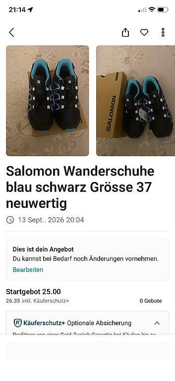 Scarpe da donna: Salomon Schuhe Gr.37 – Nuovo e nell'imballaggio originale da Luzern venduto da rko_r8jd