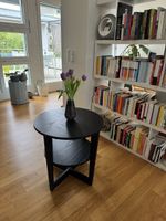 IKEA Beistelltisch schwarz – Ø60/46 cm – H60 cm