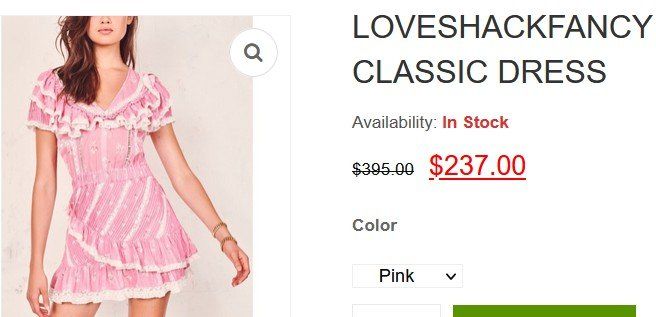 Vestiti: LoveShackFancy Kleid / robe S – Usato da Collonges venduto da arashee 4