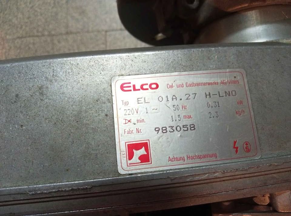 Diesel Radiatori: brûleur à fioul ELCO EL 01A.27 – Usato da Bienne venduto da Daniel_Schader 4