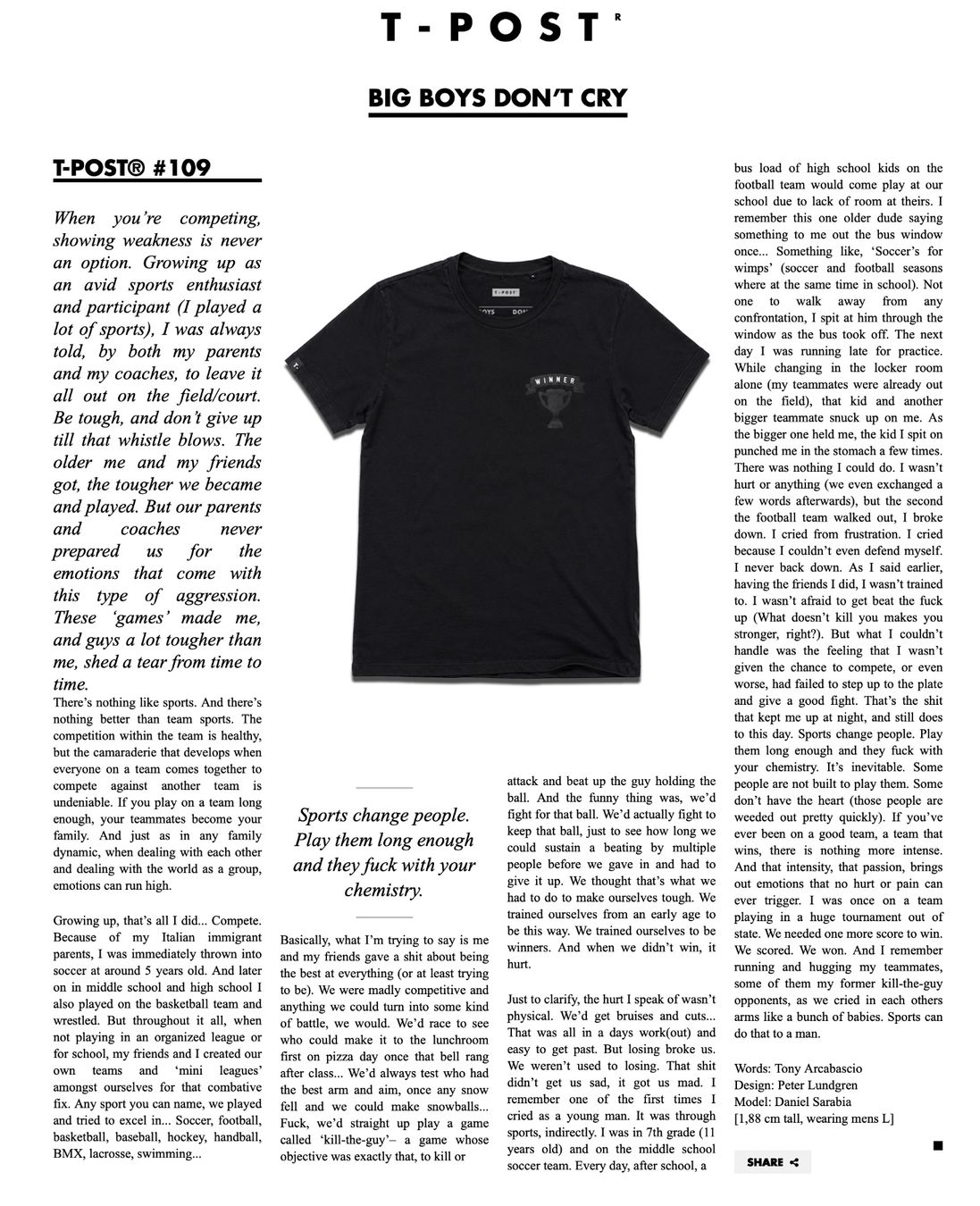 T-shirt: T-post.com Special T-Shirts mit Background - Grösse M – Nuovo (secondo la descrizione) da Münsingen venduto da Omasaki