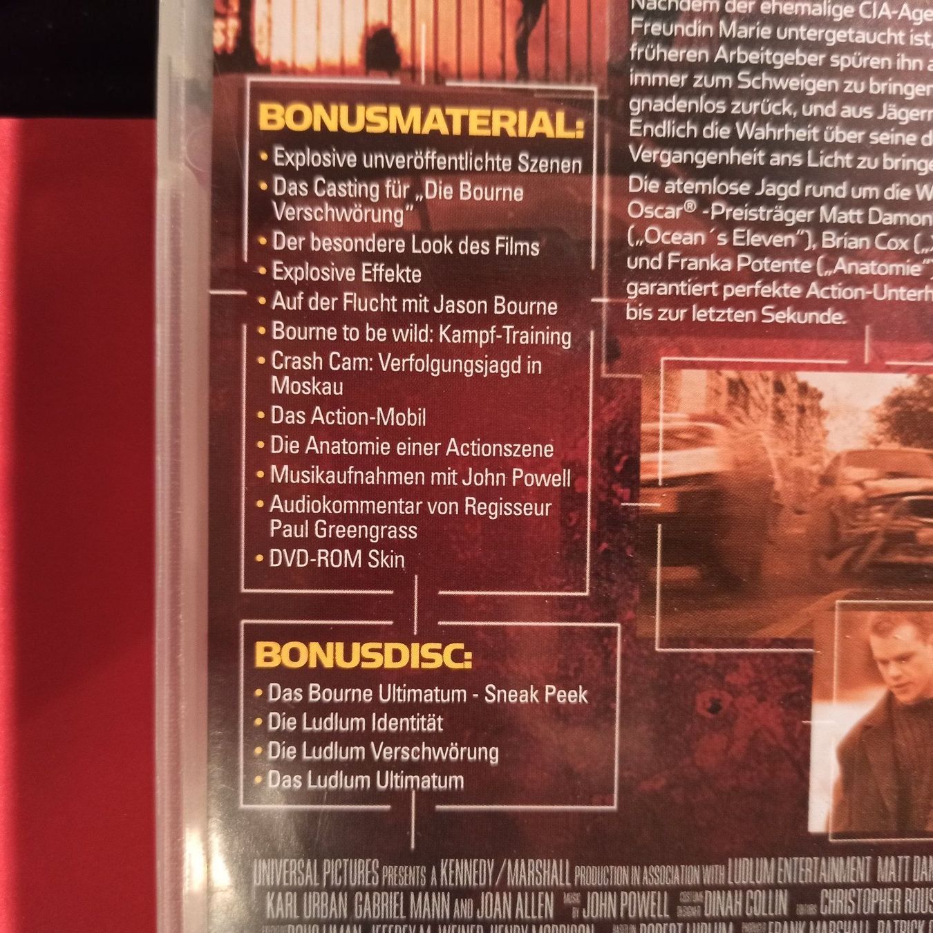 Alle DVDs: Die Bourne Verschwörung Special Edition – Gebraucht aus Dübendorf von kb86_MOVIE 2