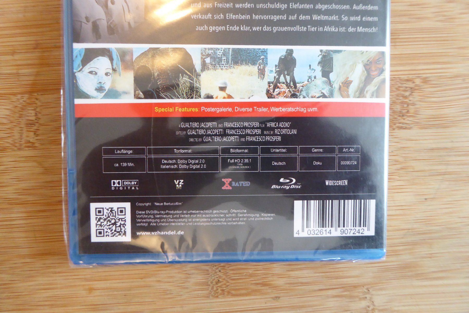 Tutti i DVDs: Africa addio Bluray – Nuovo e nell'imballaggio originale da Allschwil venduto da Summelsarium 2