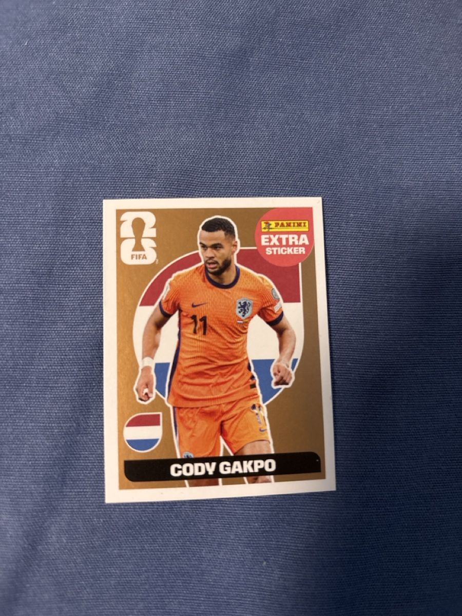 Panini Carte collezionabili: Panini Extra Sticker Cody Gakpo – Nuovo (secondo la descrizione) da Rechthalten venduto da Thierry_89
