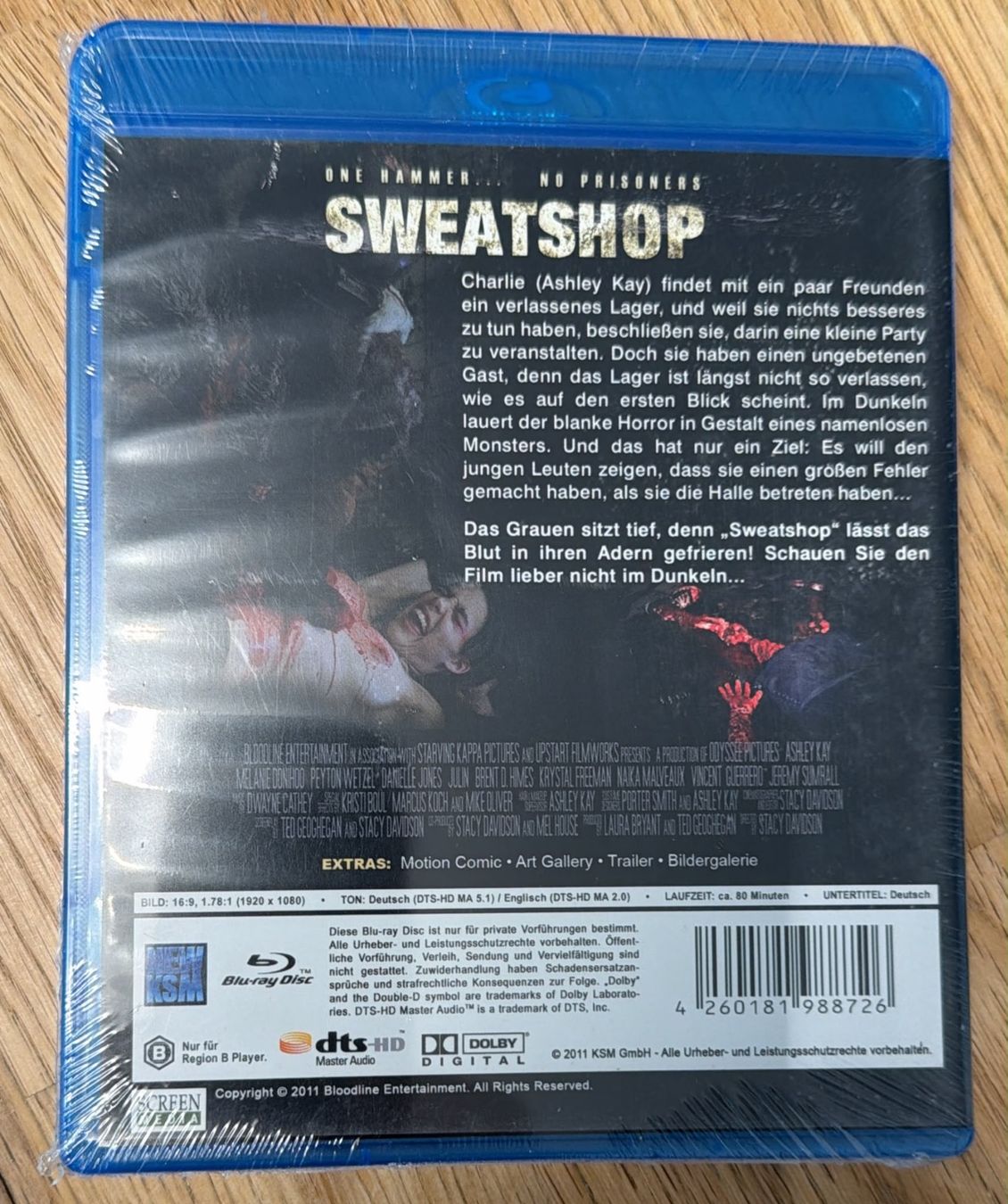 Tutti i DVDs: SWEATSHOP BLU-RAY – Nuovo e nell'imballaggio originale da Zürich venduto da freioccasionen 1