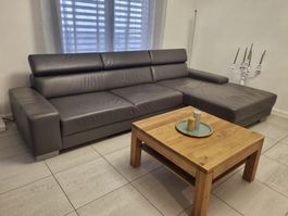 Ecksofa Echtleder