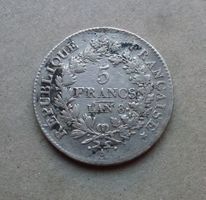 Frankreich ++ 5.- Francs An 8 A