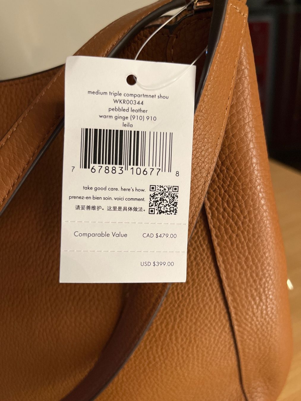 Kate Spade Borse da donna: Kate Spade - Medium Triple Compartment Bag, Warm Gingerbread – Nuovo (secondo la descrizione) da Luzern venduto da Jiggy_8898 8