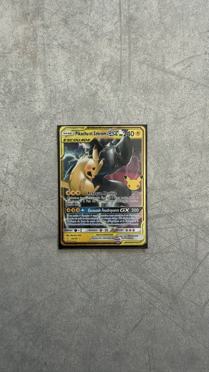 Cartes: Pikachu et zekrom gx 33/181 – Neuf (Voir description) à Marin-Epagnier par leo_9qqq