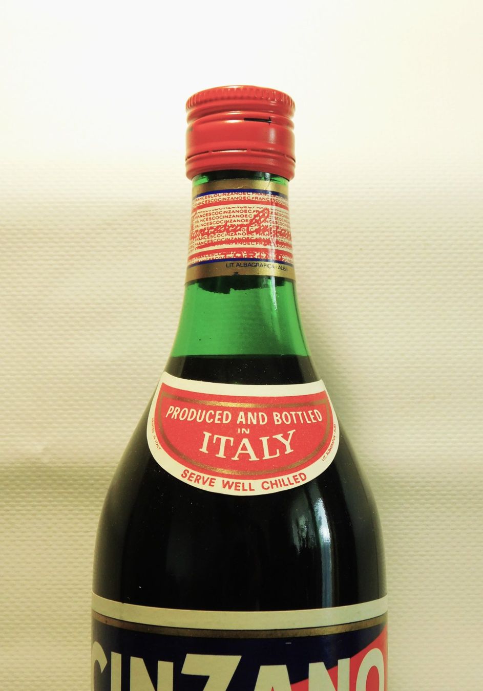 Bevande alcoliche: Cinzano Rosso Vermouth 1970s – Usato da Emmenbrücke venduto da Ulisse-22 2