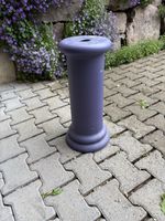 Moderner, blauer Pflanzensäule / Blumentopf, Top Zustand!