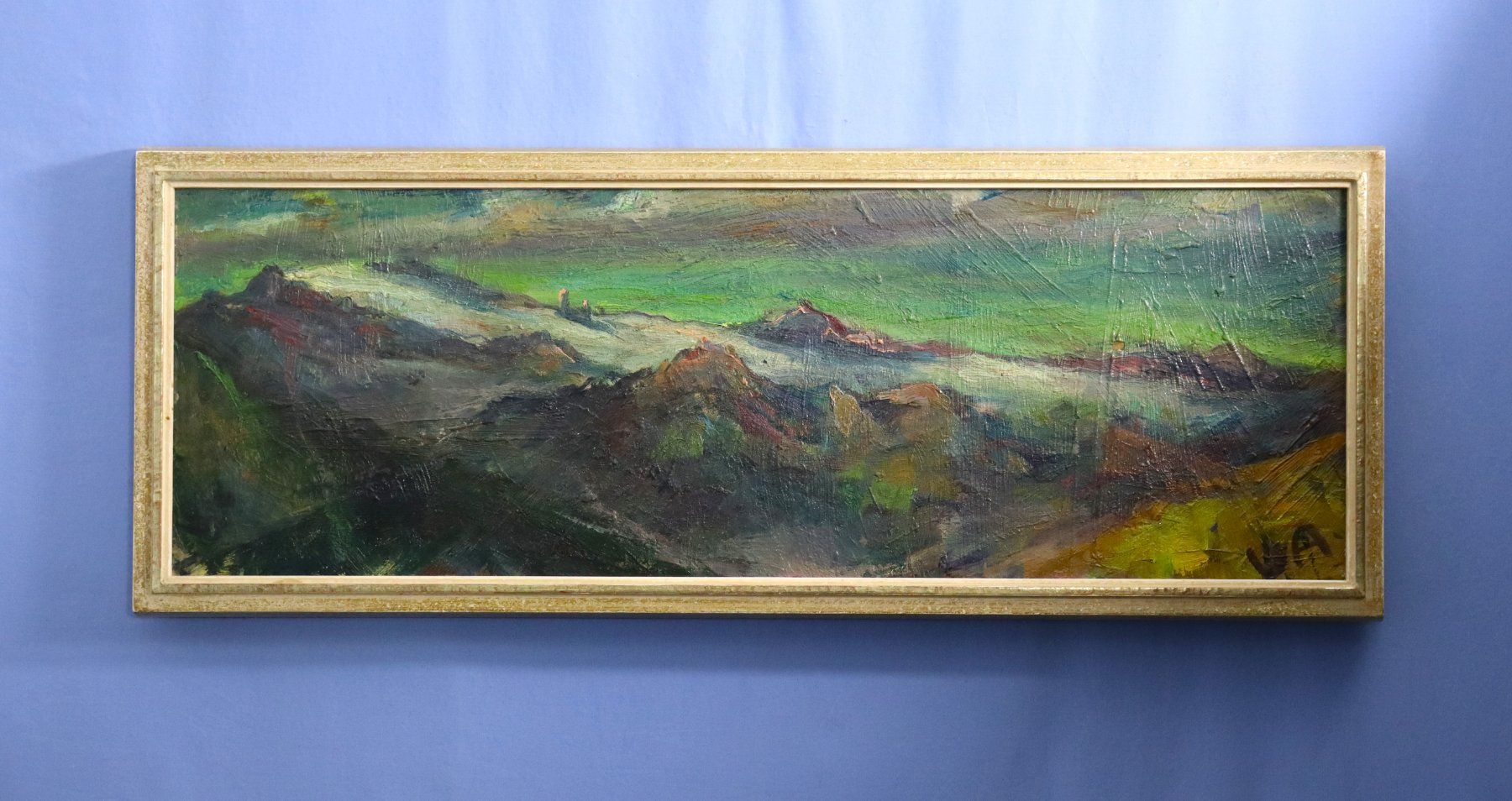 Dipinti: Viktor Aerni 1909-1994, Gemälde auf Platte, monogrammiert – Usato da Zug venduto da Kunst-Fundgrube 5