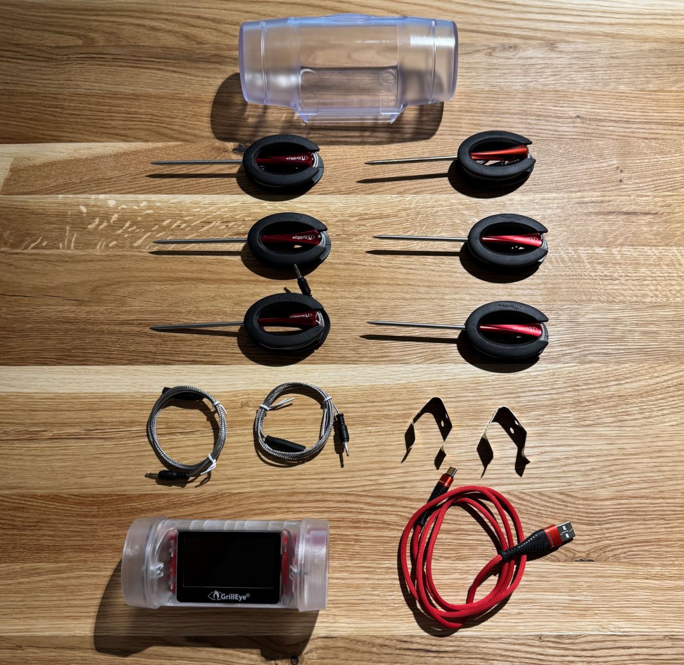 Altro per la casa: GrillEye Thermometer Limited Winter Edition Full Pack Set – Usato da Lommis venduto da peanut68 6