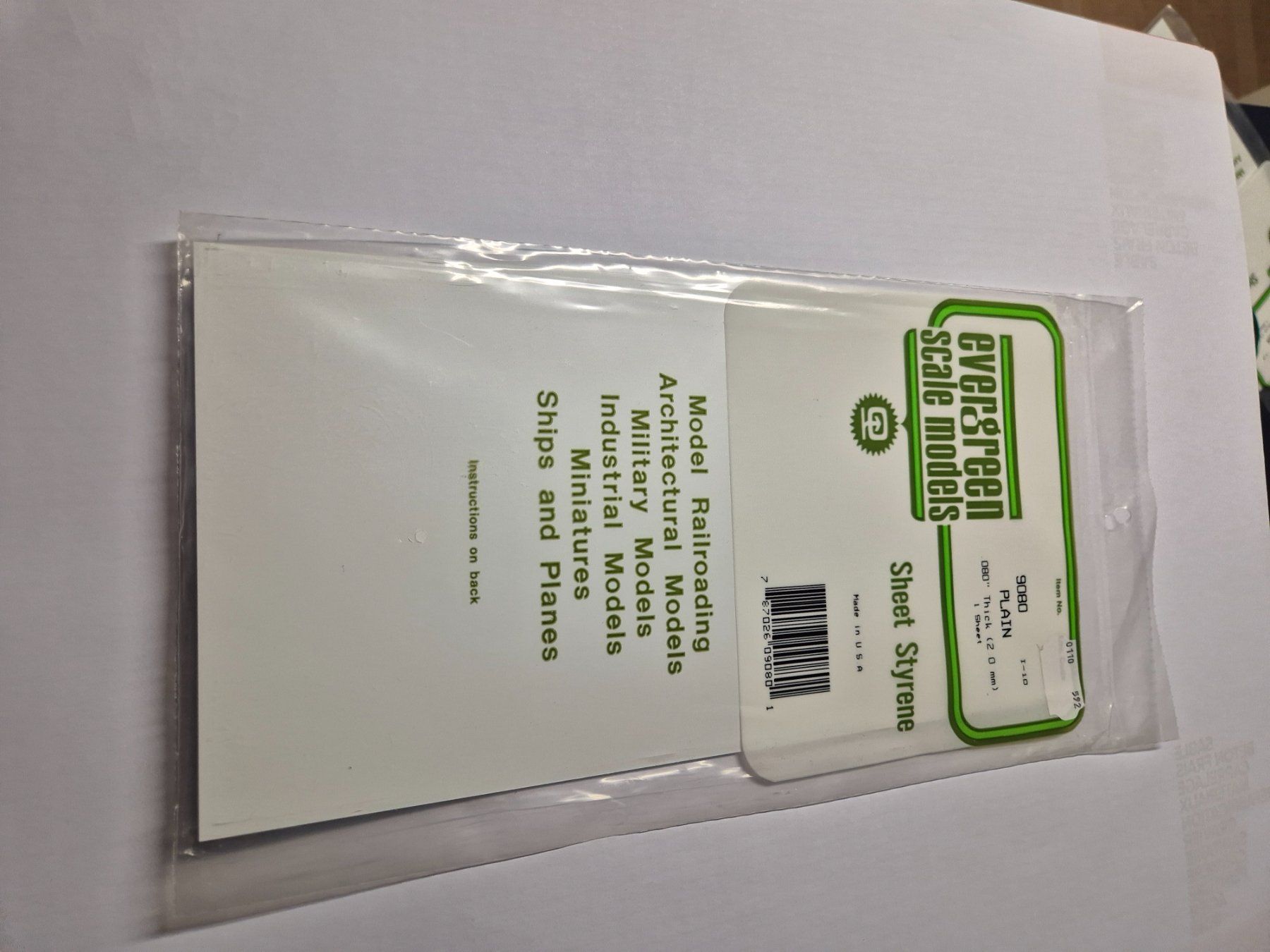 Kit di modellismo & Modellini statici: Evergreen  plaque pour modélisme – Usato da Moutier venduto da cat365 1