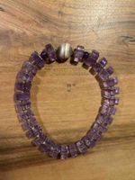 Collier "Amethyst" mit Magnetverschluss Silber