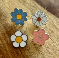 Set 4x Pin Blumen