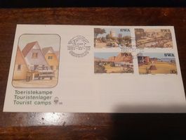 Namibie SWA - Premier jour 1987 Tourist Camps Rare!