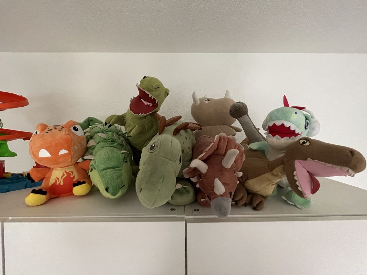 Statuette: Dinosaurier Plüschtier Set – Usato da Schliern b. Köniz venduto da Giulae