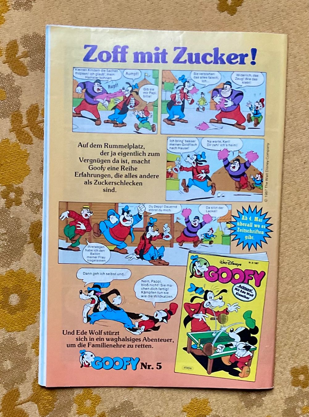 BD: Goofy Heft Nr 4 von 1987 – D'occasion à Endingen par nathan05 9