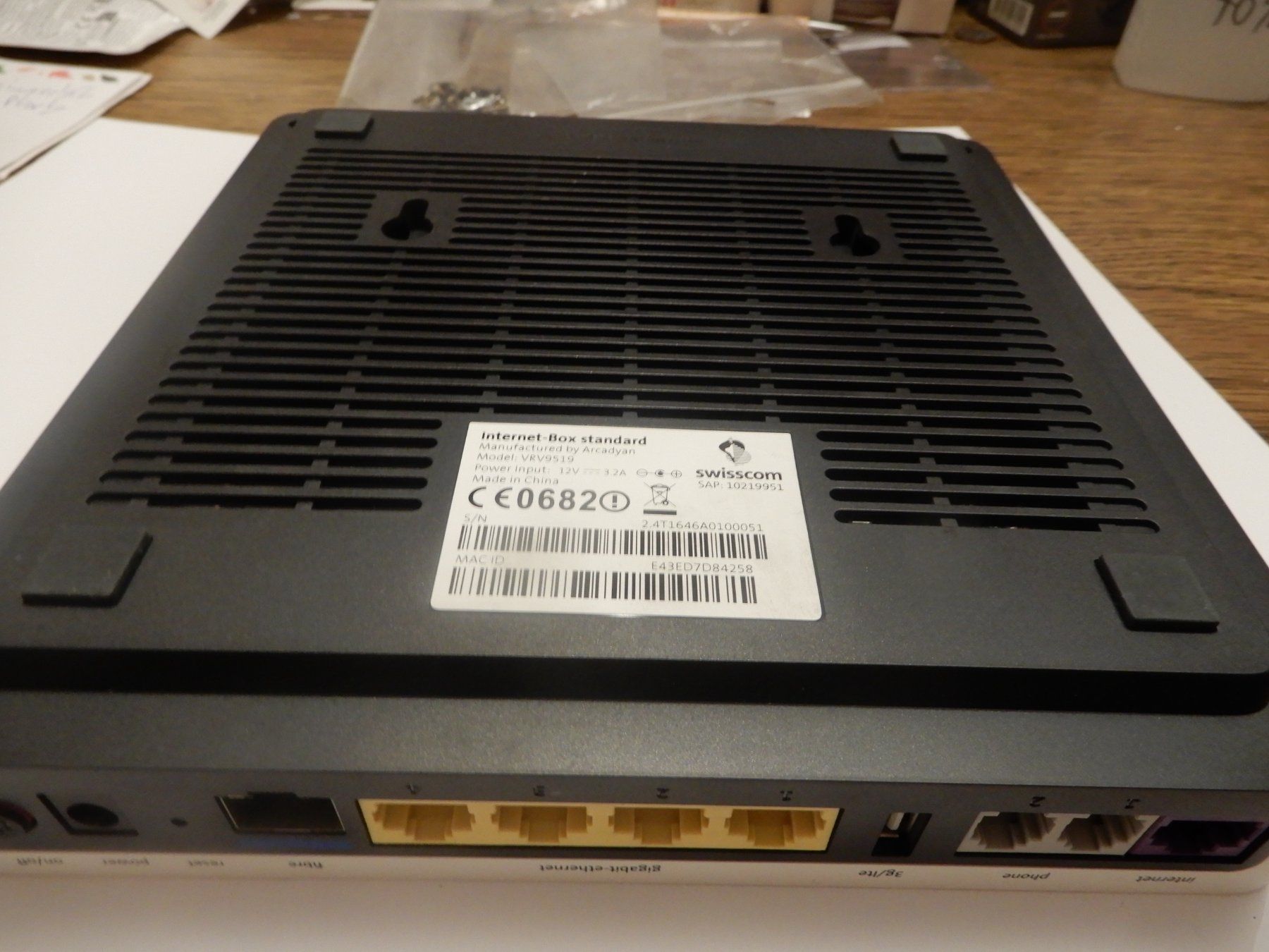 Swisscom Modems & Router: Swisscom Internet Box standard gebraucht ohne Kabel – Gebraucht aus Worben von MaKo3252 2