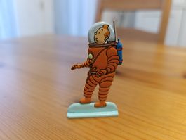 Figurine Tintin en relief diecast On a marché sur la Lune