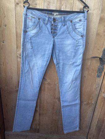 Nile Jeans Damen hellblau Grösse S