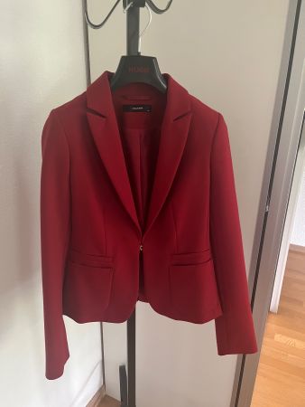 Dunkelroter Blazer von Hallhuber Grösse 34 — wie neu
