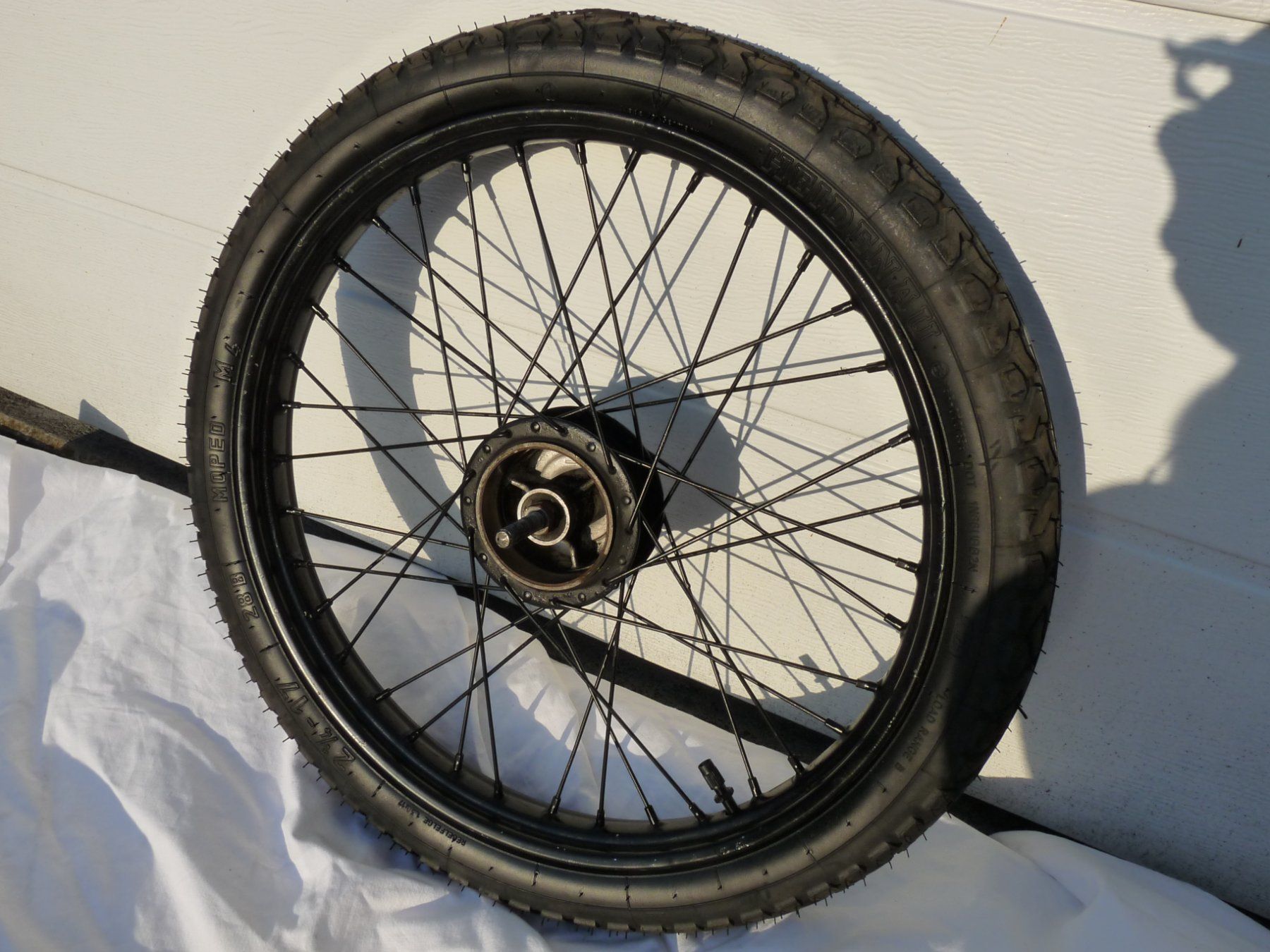 Puch Mofa-Ersatzteile: Puch Maxi Speichenrad vorne – Gebraucht aus Oberdorf BL von Chrigi7073 4
