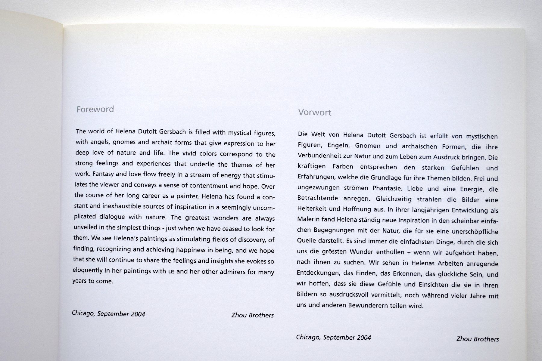 Bücher: Helena Dutoit Gersbach Edition Braus 2004 Hirschthal Argau – Neu (gemäss Beschreibung) aus Zürich von Kunstvoll 3