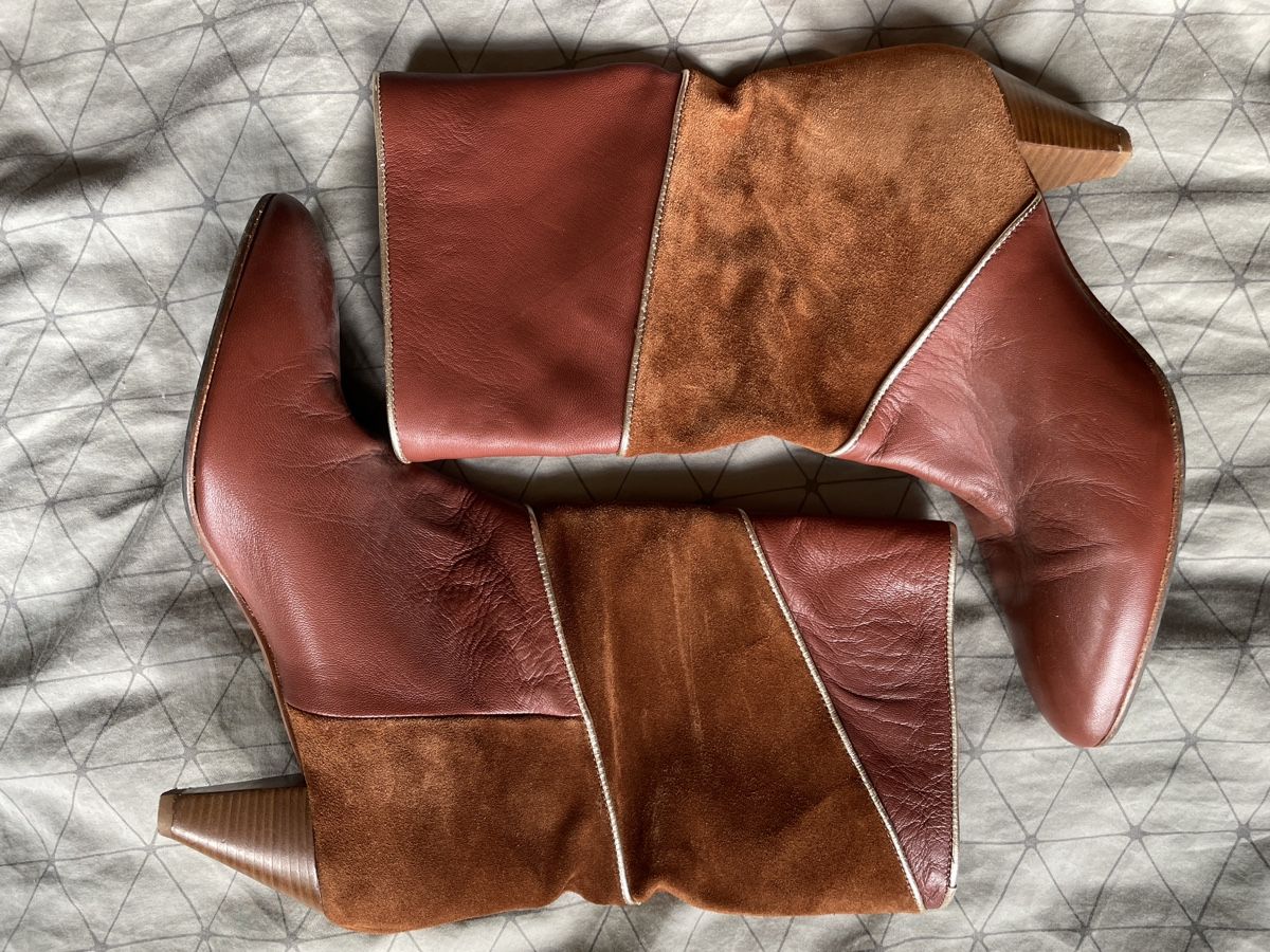 Damenschuhe: Damenstiefel braun Grösse 40 – Neu (gemäss Beschreibung) aus Wabern von som_b5sr
