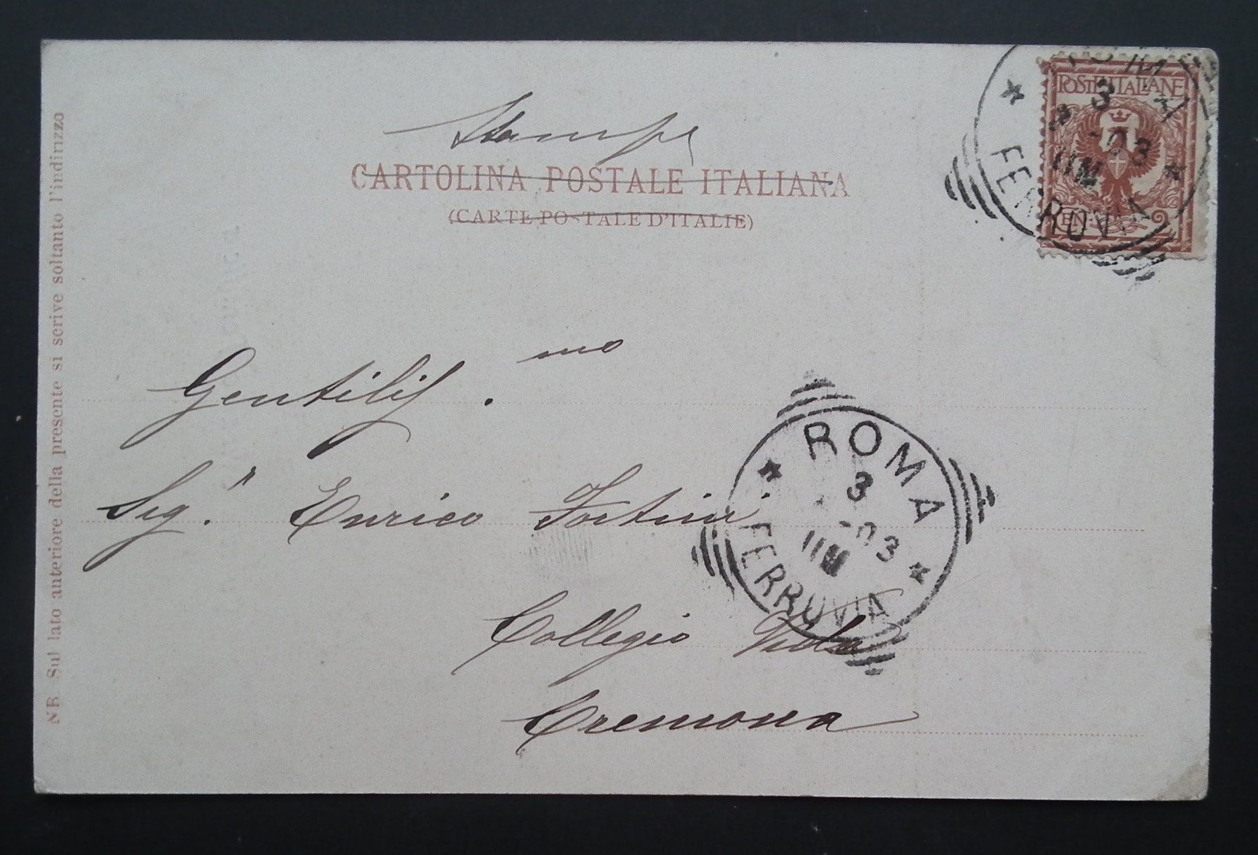 Cartoline postali: Schweizer Garde in Roma 1903  Ansichtskarte gelaufen – Usato da Kriens venduto da WULLU99 1