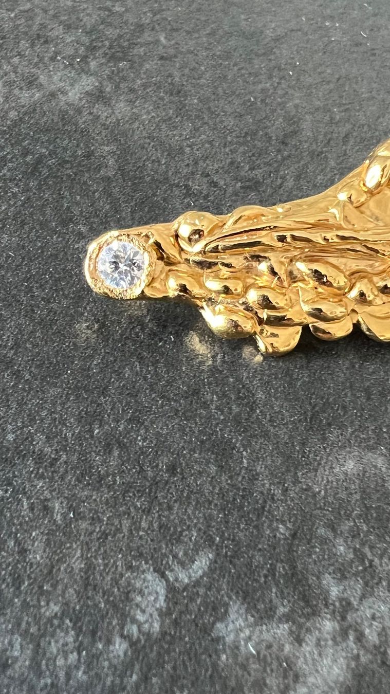 Broschen & Nadeln: Broche design Abstrait vintage avec Zircon – Gebraucht aus Nyon von stylevintage79 2