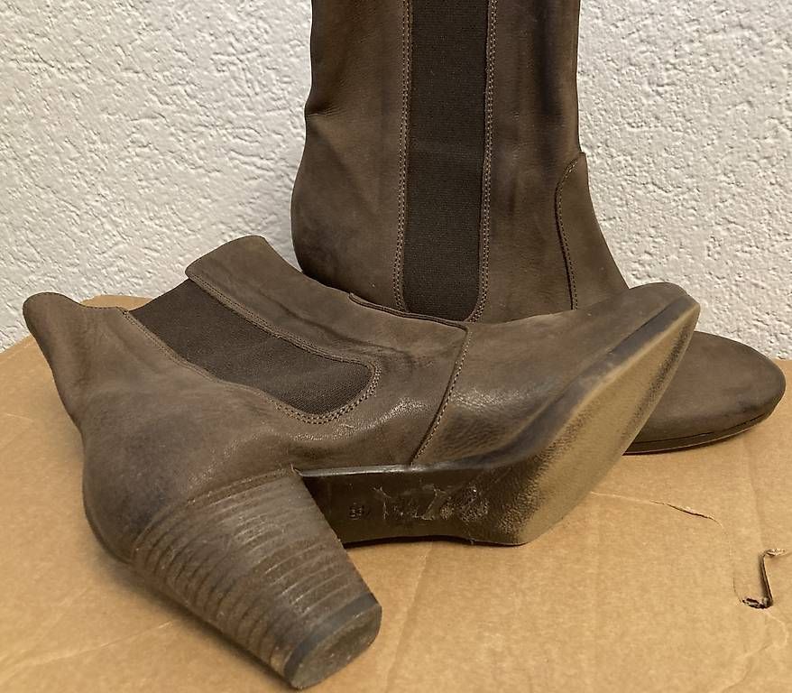 Scarpe da donna: MAX Leder Stiefeletten braun Gr. 38 – Usato da Neuenhof venduto da fiore011 1