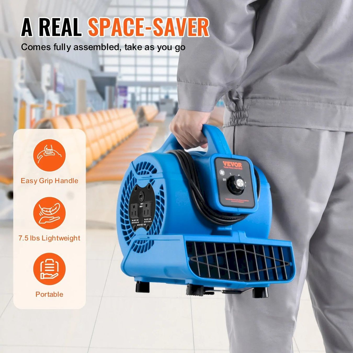 Ventilateurs: VEVOR Bodengebläse 1360 U/min – Neuf avec emballage d'origine à Bottighofen par zaap 4