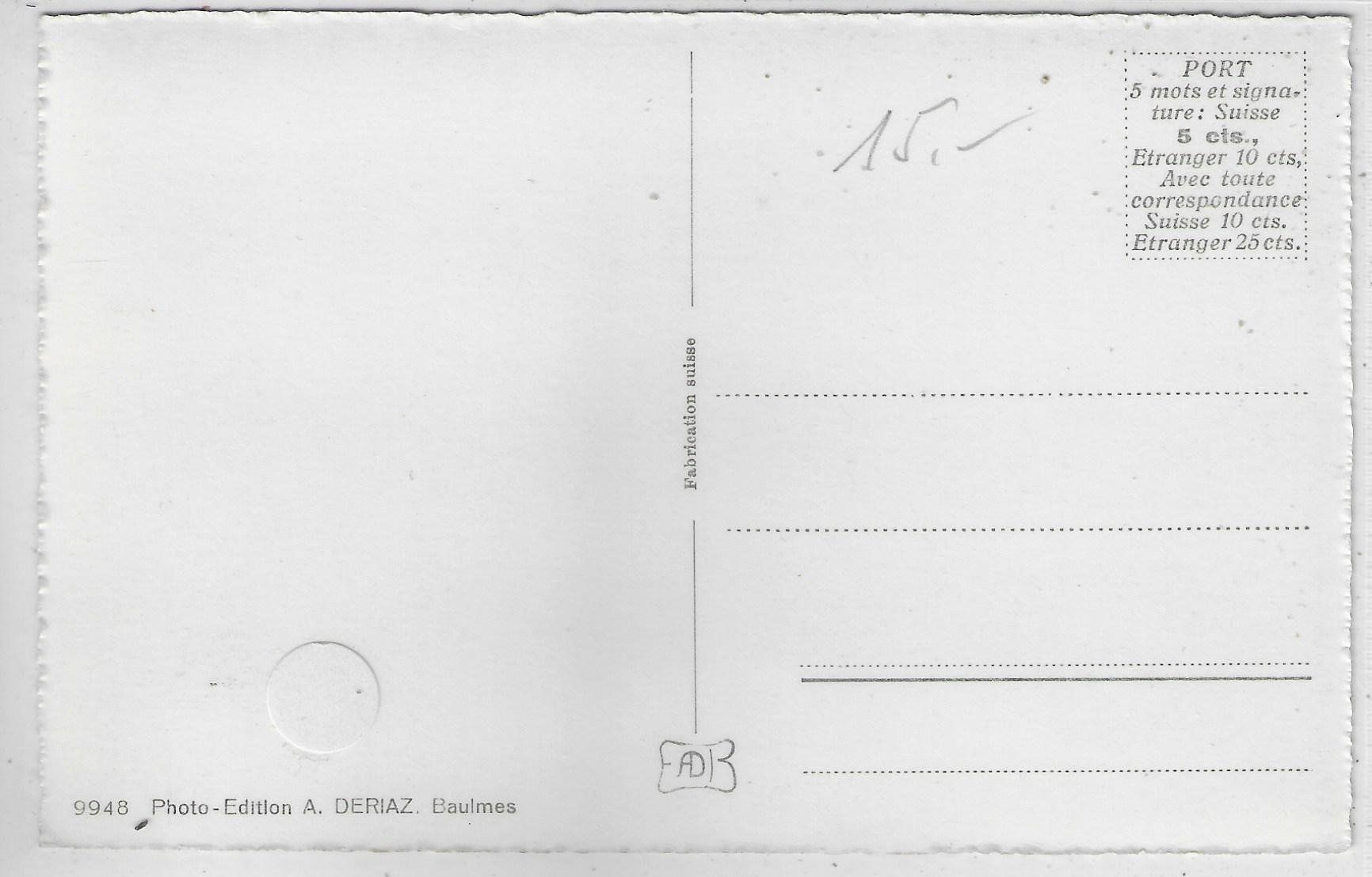 Cartoline postali: Chardonne - Vue aerienne – Difettoso da Ettingen venduto da Kartenplanet 1