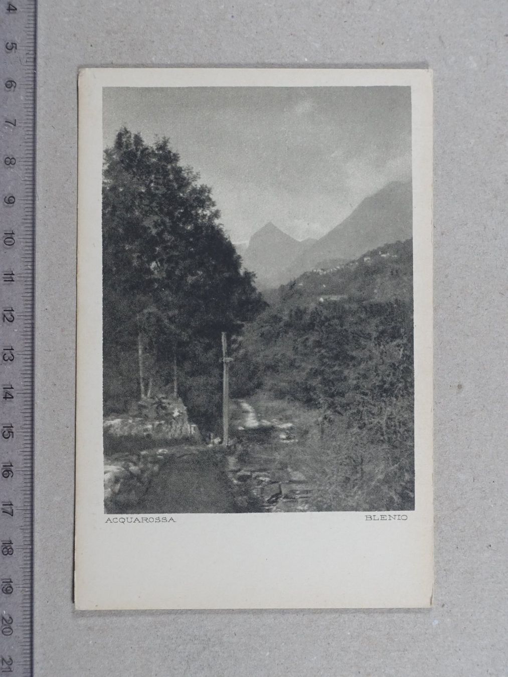 Cartoline postali: Acquarossa, Blenio – Usato da Lenzburg venduto da fh1