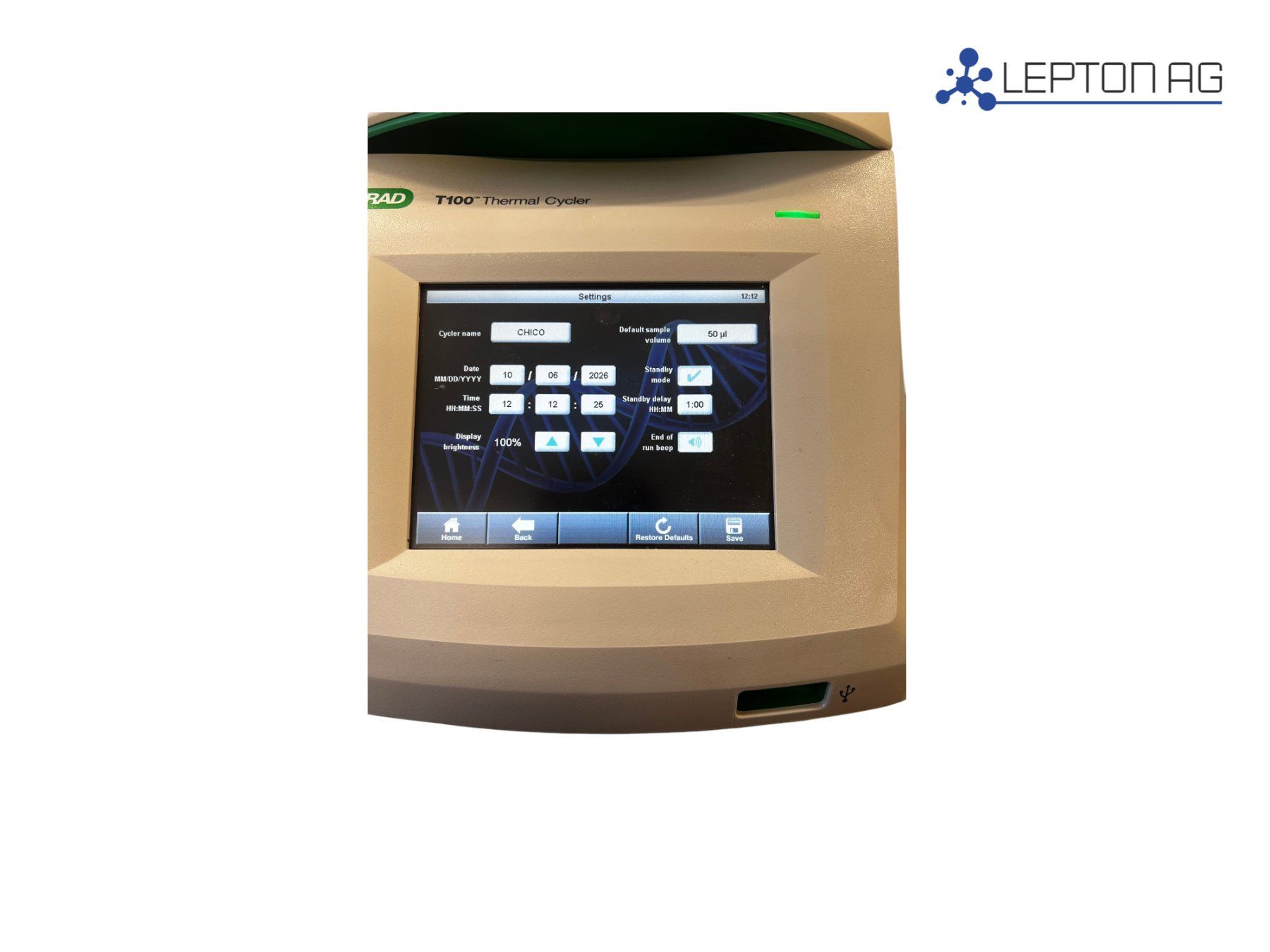 Accessori da laboratorio: Bio-Rad T100 Thermal Cycler – Usato da Niederdorf venduto da LeptonAG_Labor 4