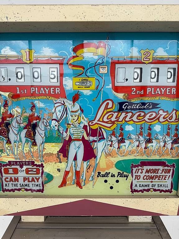 Flipper: Gottlieb Flipper Lancers 1961 – Usato da Däniken SO venduto da ric4657