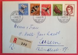 B203) 1955, Pro Juventute FDC  Kt. 60.-
