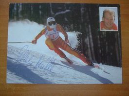 PETER MÜLLER (CH) SKISTAR AUTOGRAMMKARTE