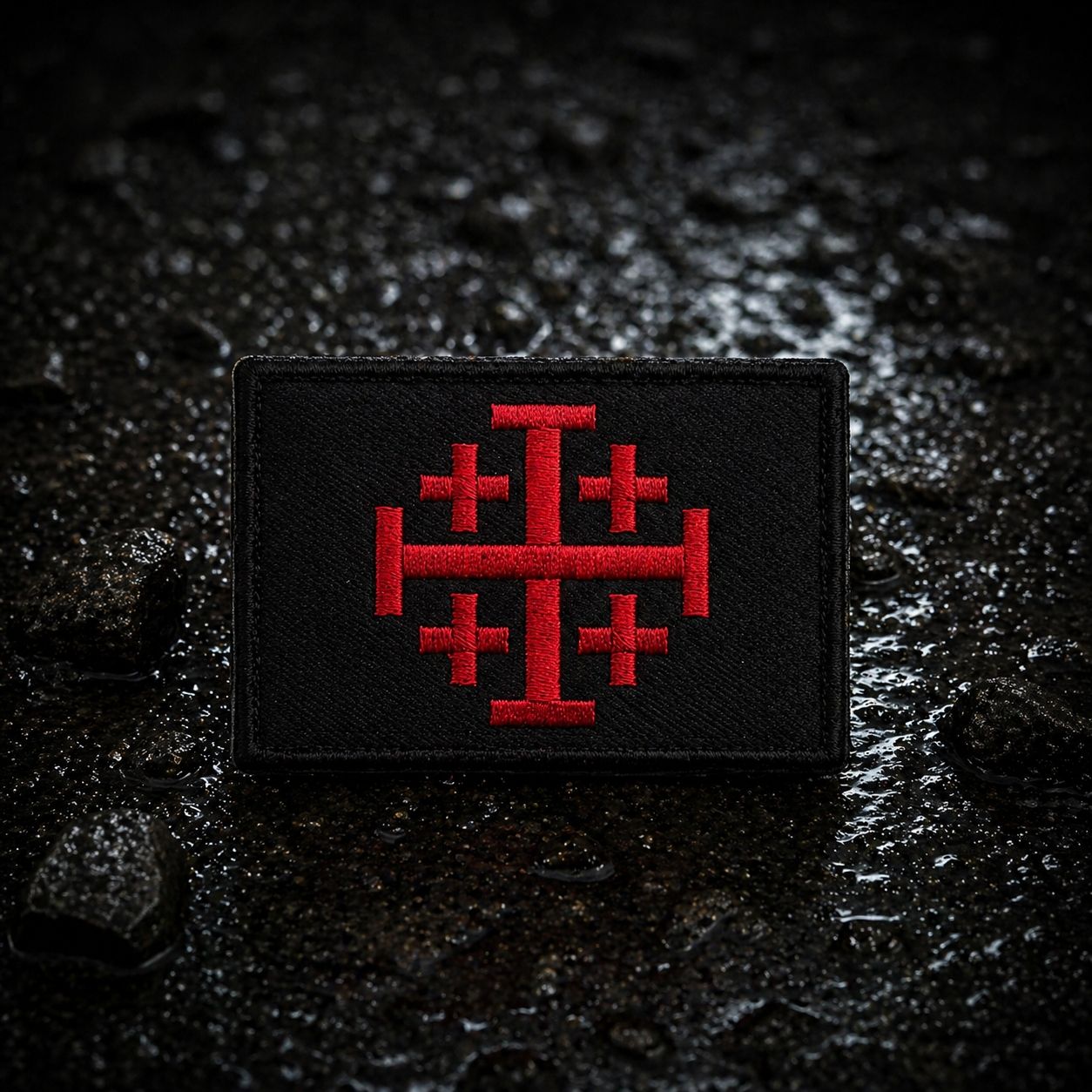 Toppe: Patch schwarz / rot – Nuovo e nell'imballaggio originale da Dottikon venduto da Blexxo_44