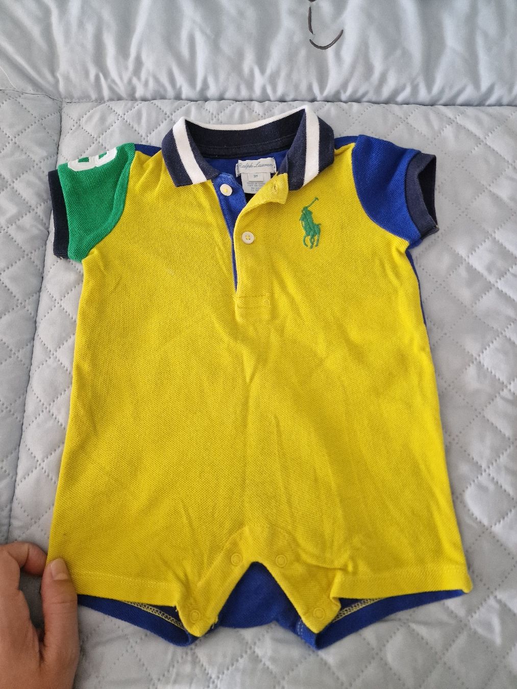 Ralph Lauren Strampler: Combinaison Ralph Lauren bébé - Taille 3 mois - Été – Gebraucht aus Vétroz von elo_7srz